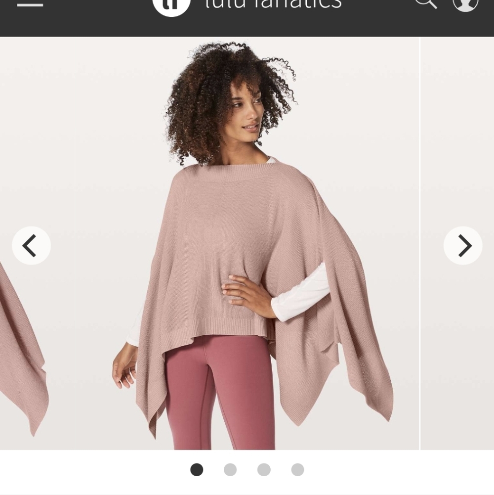 lululemon athletica Pink Poncho